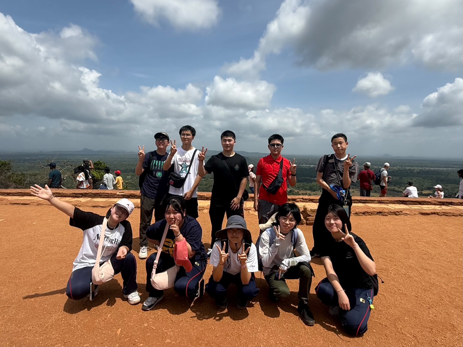 Client at Sigiriya Rock